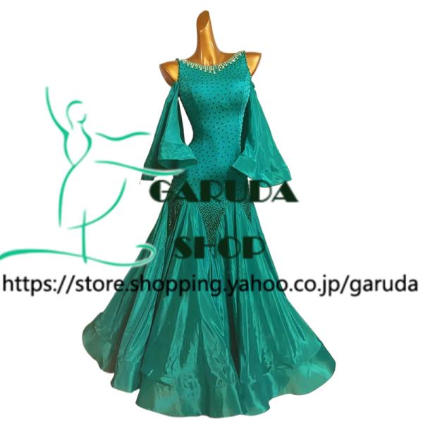 美品 イタリア製社交ダンス衣装】トップス MARIE G. Sサイズ 黒 楽天