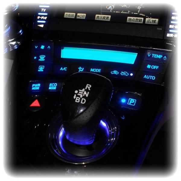 て*り様 ZVW30 プリウス前期エアコンパネルシフトパネル LED打ち替
