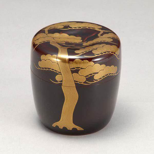 茶道具・大棗】松蒔絵 竹大棗（而妙斎宗匠お好み写し） : ふげつ工房