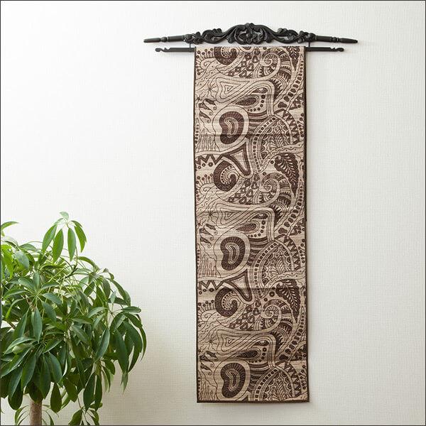 イカットハンガー アジアン雑貨 バリ雑貨 インテリア 木彫り おしゃれ