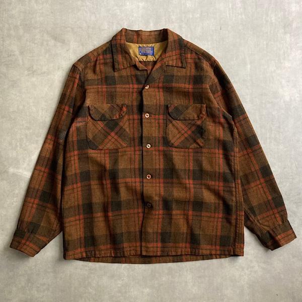 ジ*ン様 Pendleton70s ボードシャツ ウールチェックネルシャツ70年
