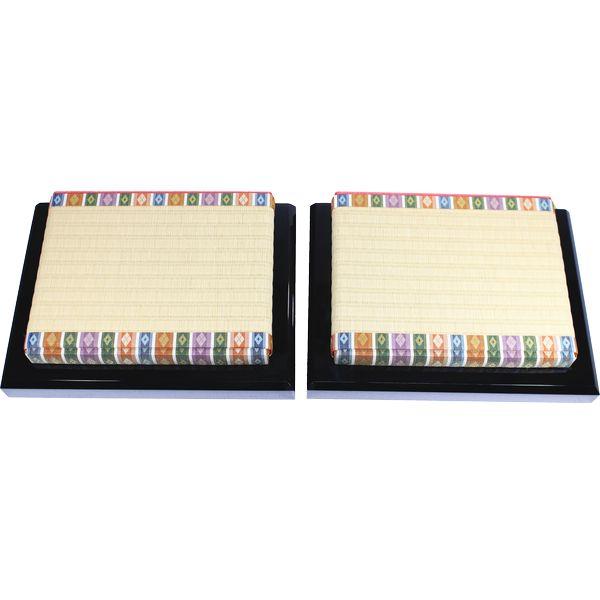 雛人形用 極上低木小10番木製京式親王台黒塗艶有A 間口 27cm 168389