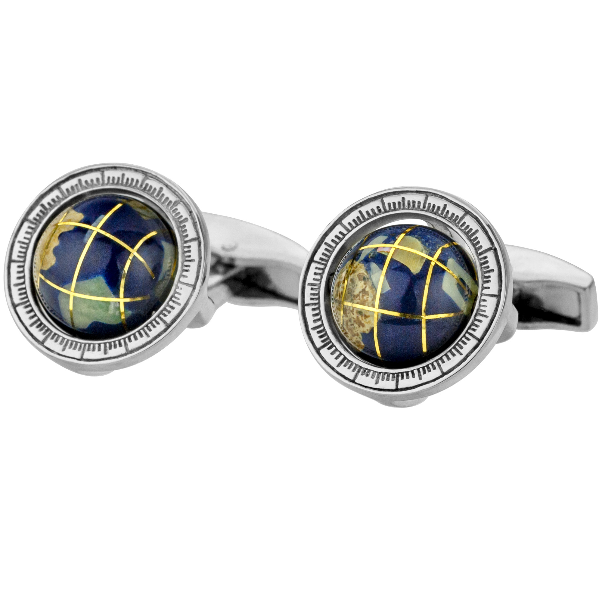 地球儀モチーフカフス シルバー / TATEOSSIAN（タテオシアン）のカフス