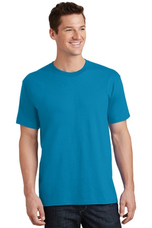 Port & Company Unisex Tall Core Cotton Tee Pc54 T Neon Blue | Jiffy
