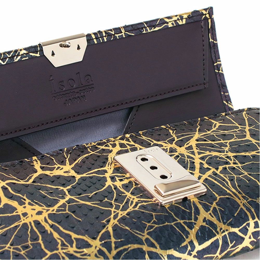 isola 財布 ギャルソン スリム SANTORINI KINTSUGI 2701 アイソラ