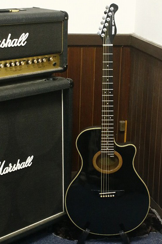Yamaha APX-6S Electric-Acoustic Guitar Classic 1980s Model Black