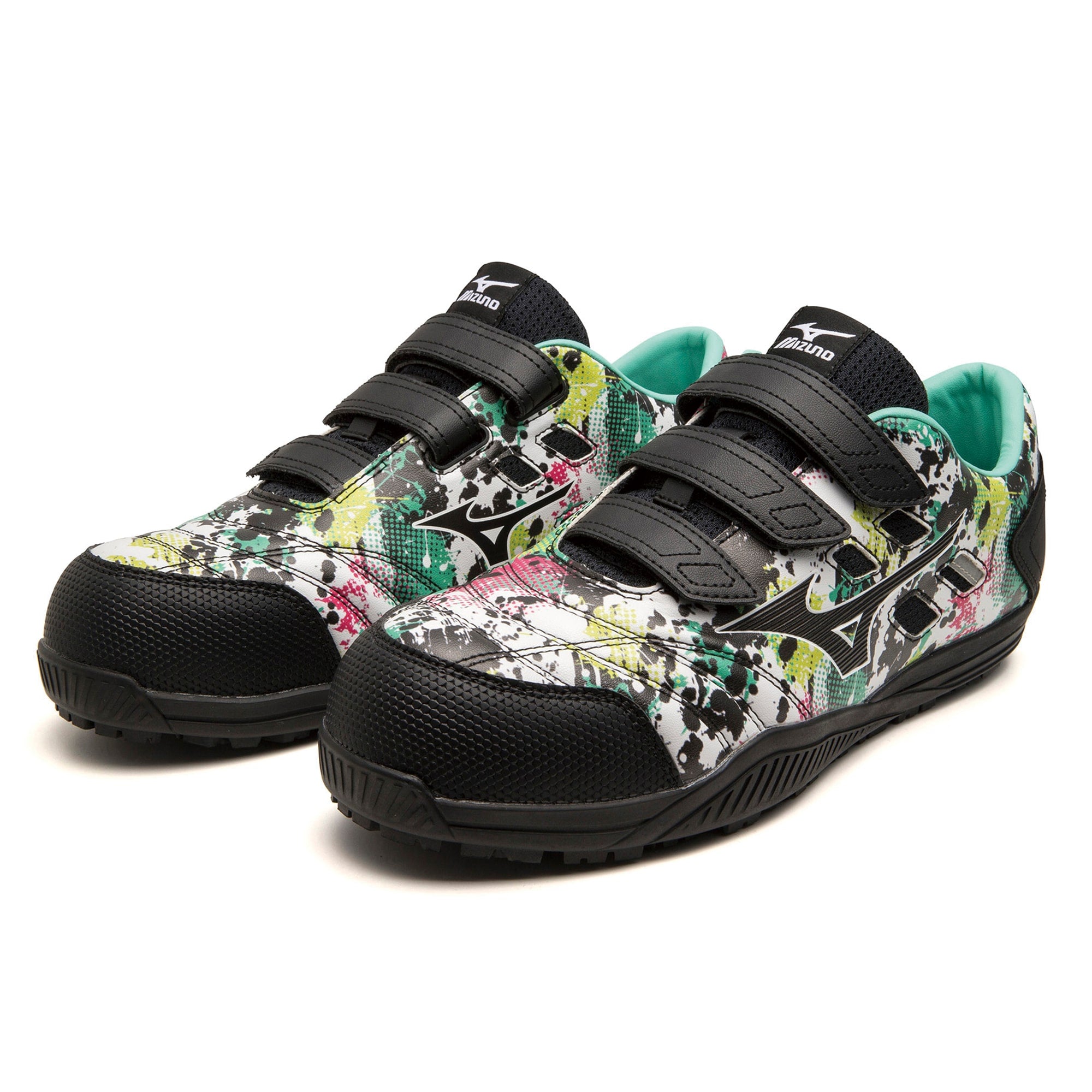 ミズノ 安全靴 オールマイティTDⅡ22L ベルト 限定色ホワイト×ブラック