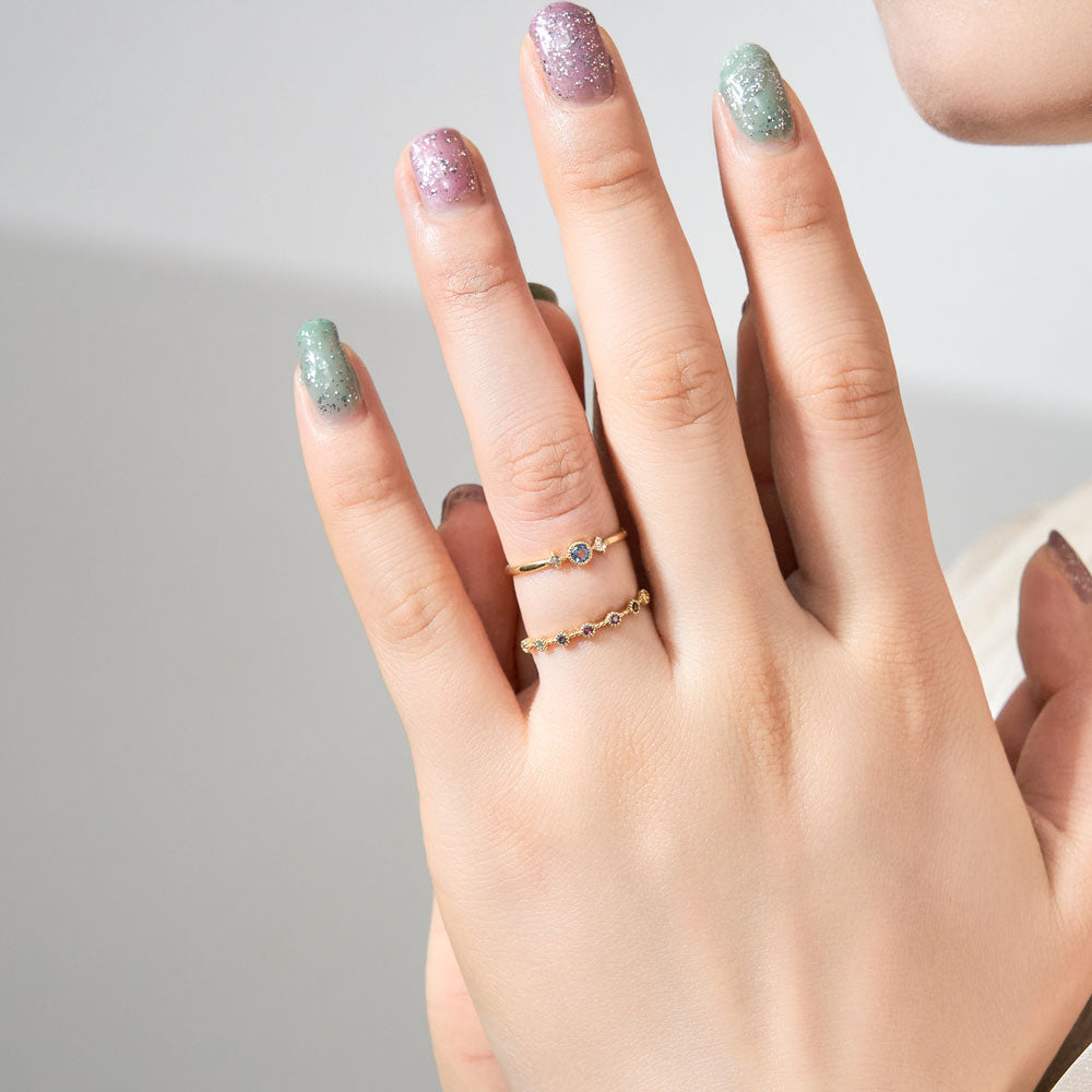 受注生産】K18 タンザナイト ホワイトトパーズ リング｜36-3132 – L&Co.