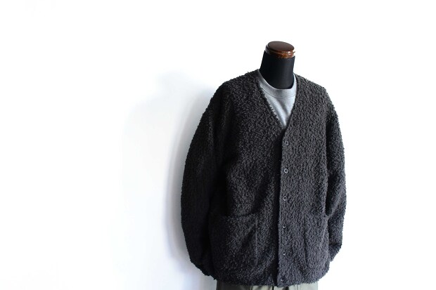 美品☆】A VONTADE WOOL BOA V-NECK CARDIGAN A VONTADE（ア