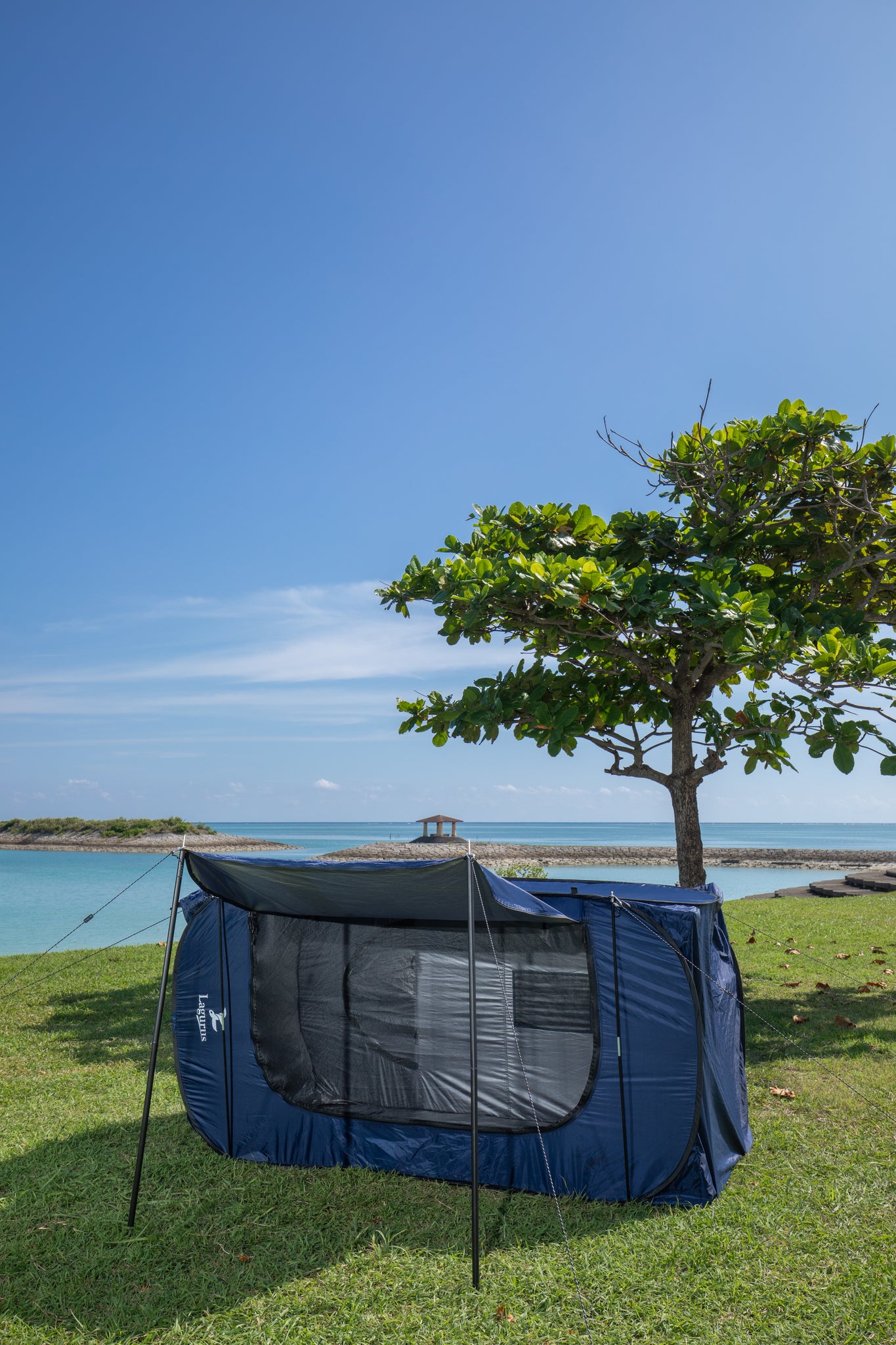 災害時とアウトドアにも併用可能 30秒で設営、収納可能 「2WAY仕様の