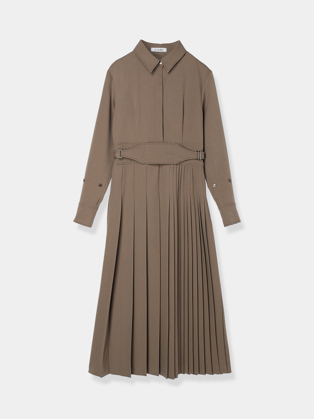 再入荷】Asymmetry pleats Dress – L'AUBE BLANC