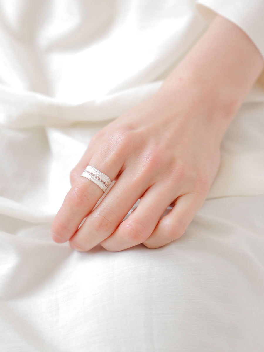 MAISON RUBUS. リコレクションレース リング (M) — LISETTE