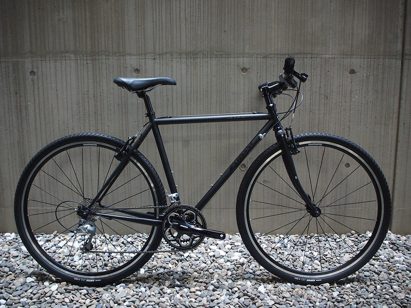 引き取り限定 SURLY CROSS CHECK BLACK 57 純正タイヤ付 SURLY