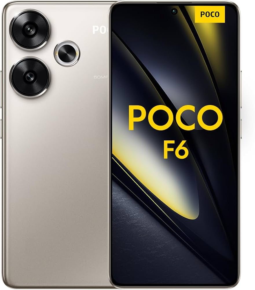 Poco F6 Smartphone, 8+256GB Handy ohne Vertrag, 120Hz 6,67'' Flow