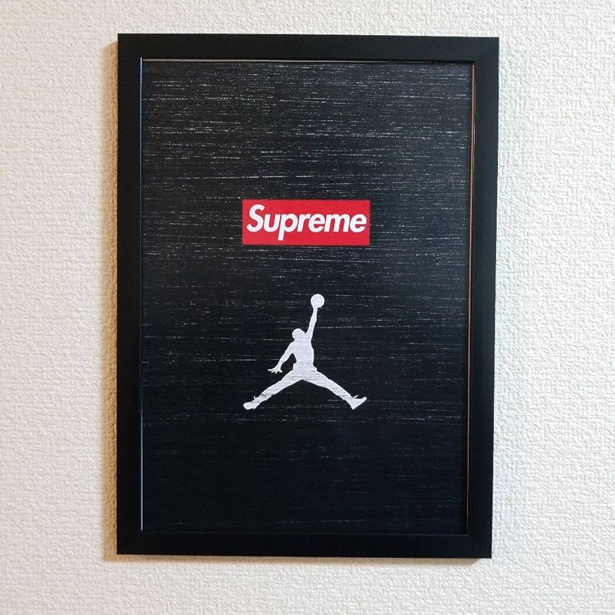 Amazon.co.jp: supreme JORDAN アートポスター(パロディー) : ホビー