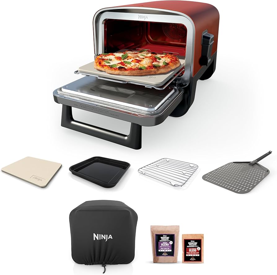 Amazon.com: Ninja OO101 Woodfire 8-in-1 Outdoor Oven, Pizza Oven