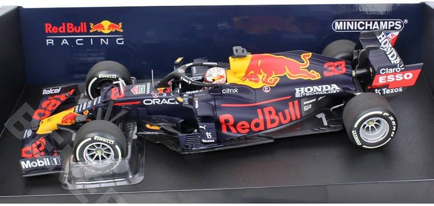 Amazon.com: Minichamps 1:18 Red Bull Racing Honda RB16B - Max