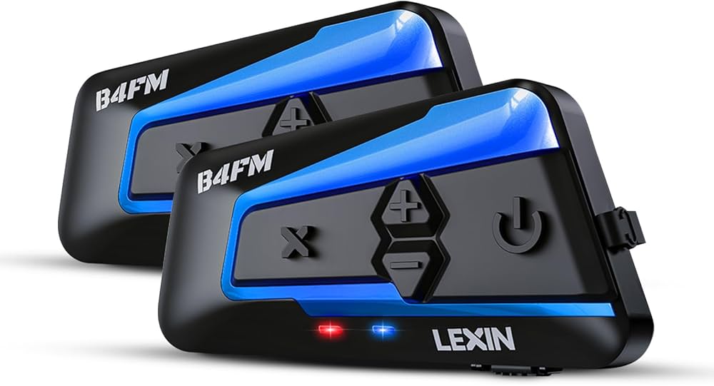 Amazon.co.jp: LEXIN B4FM バイク インカム 10riders 10人同時通話