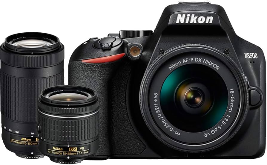 Amazon.com : Nikon D3500 24.2MP DSLR Camera with AF-P 18-55mm VR