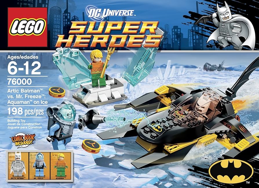 Amazon.com: LEGO Super Heroes Arctic Batman vs Mr Freeze 76000