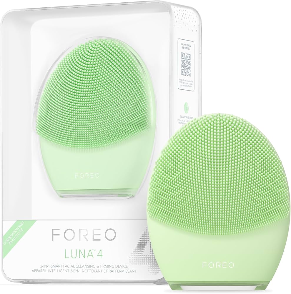 FOREO LUNA 4 Face Cleansing Brush | Firming Face Massager | Anti