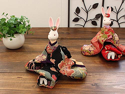 Amazon.co.jp: 凛香オルゴールドール 縮緬友禅 黒 曲名 七つの子