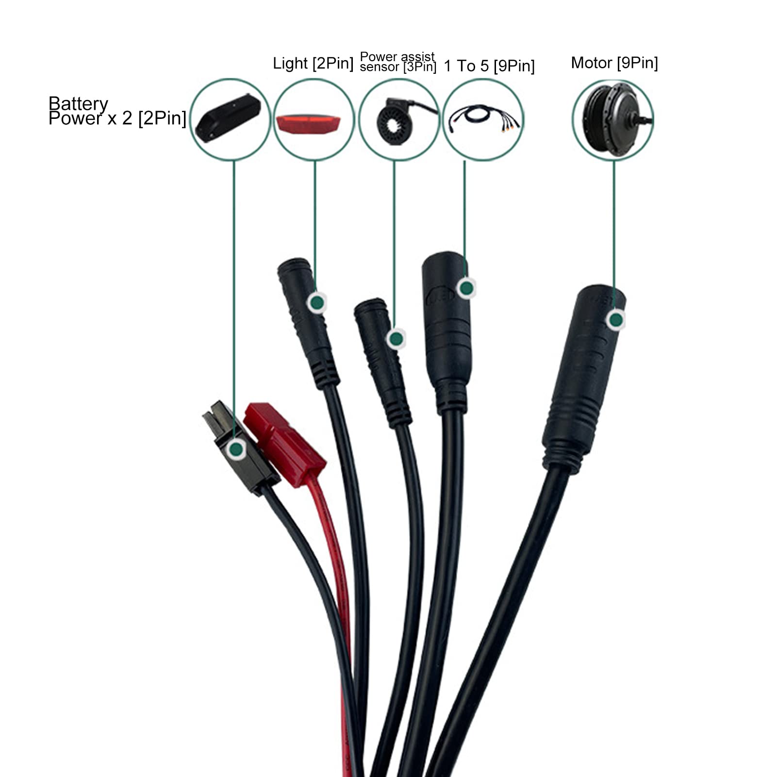 Amazon | 自転車ブラシレスコントローラーキット、36V / 48V | HELV