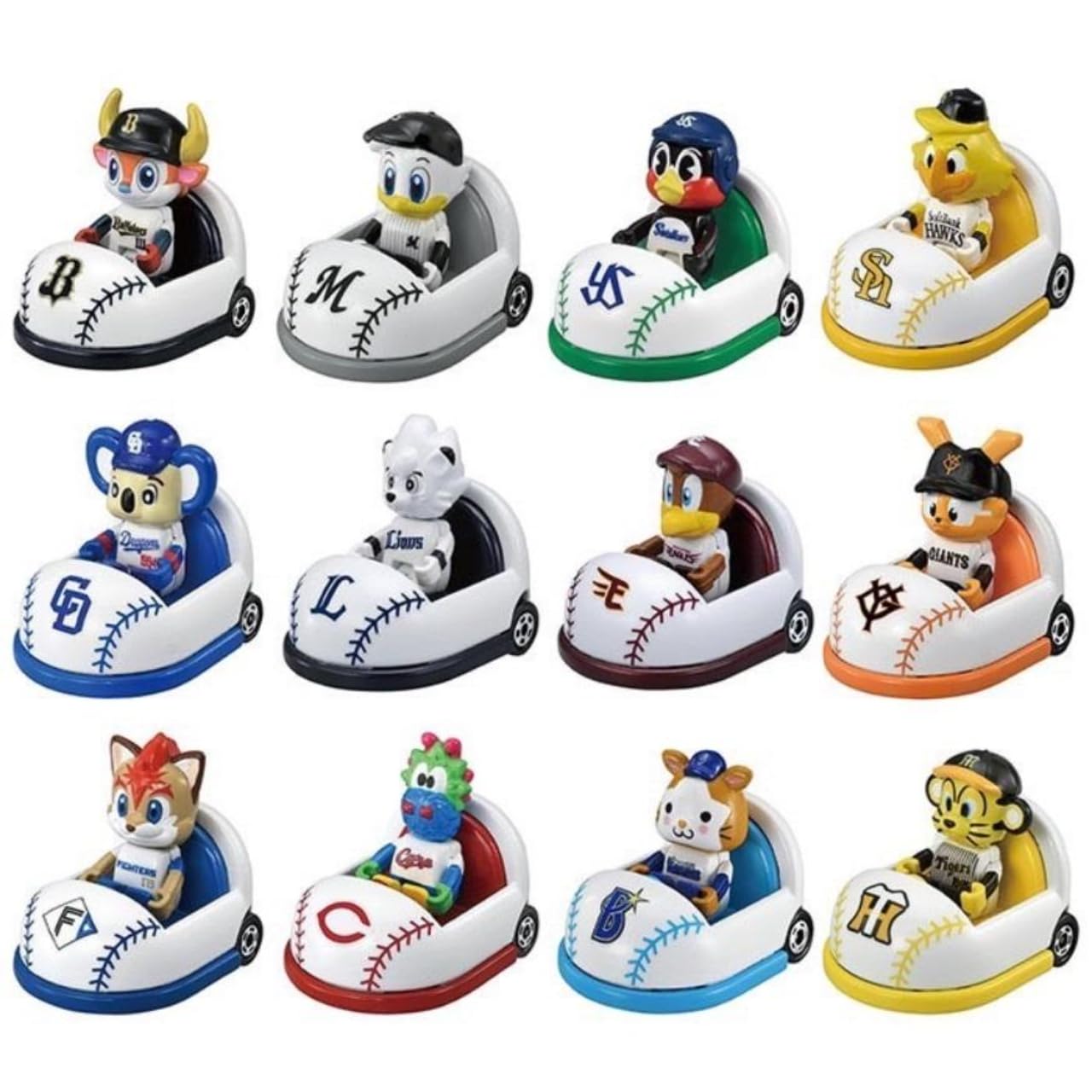 Amazon.co.jp: トミカのプロ野球12球団マスコットのセット商品です