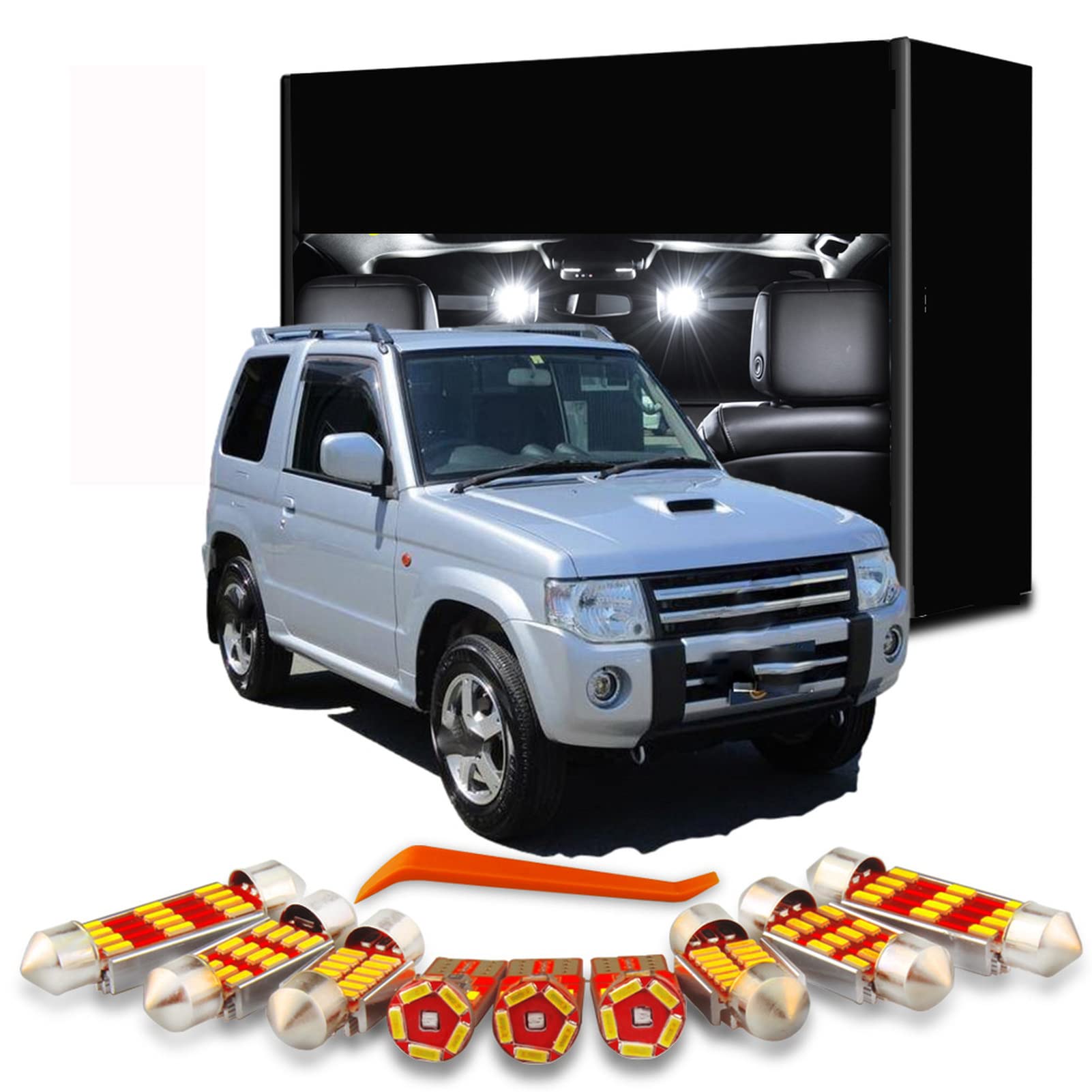 パジェロミニLEDマップランプ＆ラゲッジランプ取付キット パジェロミニ