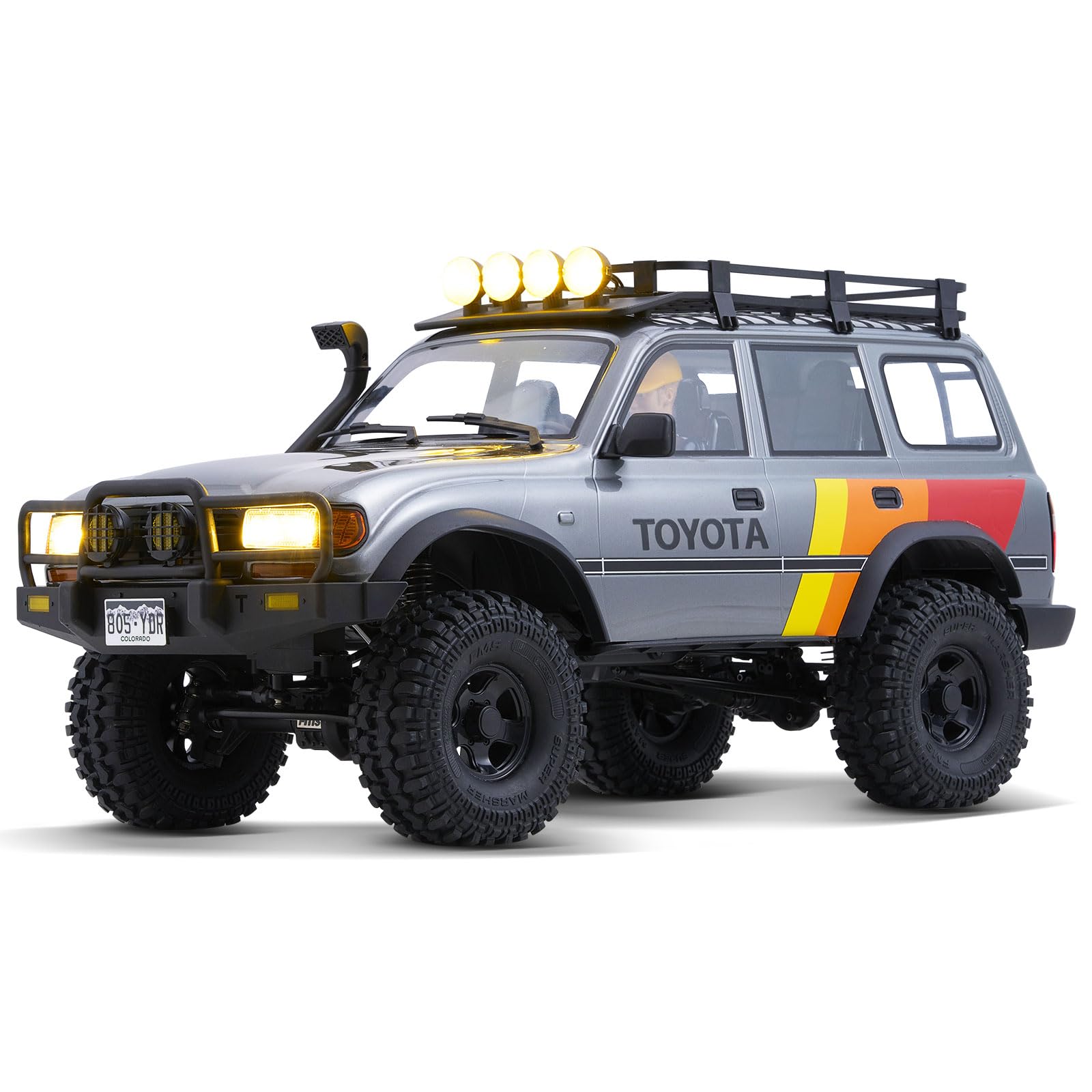 Amazon.com: FMS 1/10 LC80 RC Crawler, FCX10 Toyota RC Rock Crawler