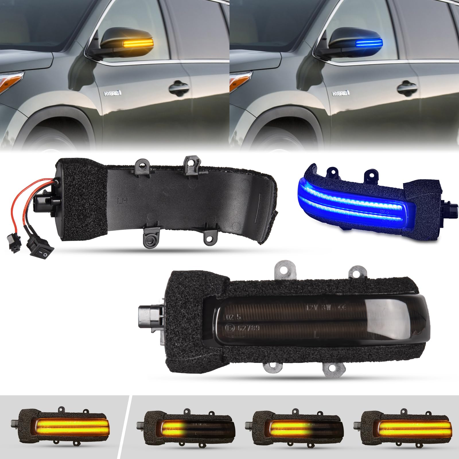 Amazon | POPMOTORZ 20系アルファード シーケンシャル サイドミラー