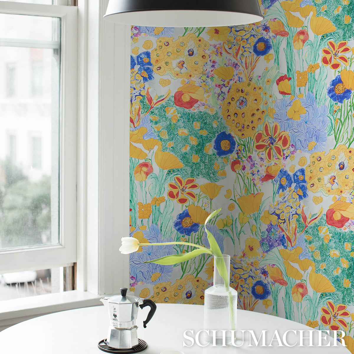 5016420 | Frank'S Garden, Primary - Schumacher Wallpaper