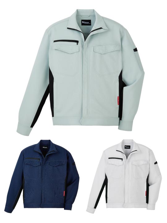 JICHODO】 87800 エコ製品制電ストレッチ長袖ジャンパー [2023年春夏