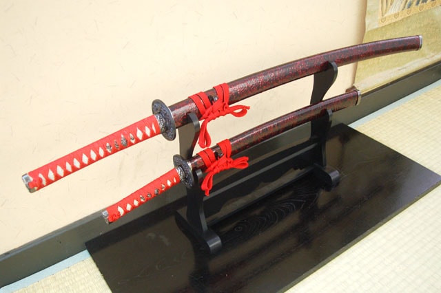 居合刀模造刀日本刀刀剣樋入り刀身鉄鍔鮫皮 ☆高級