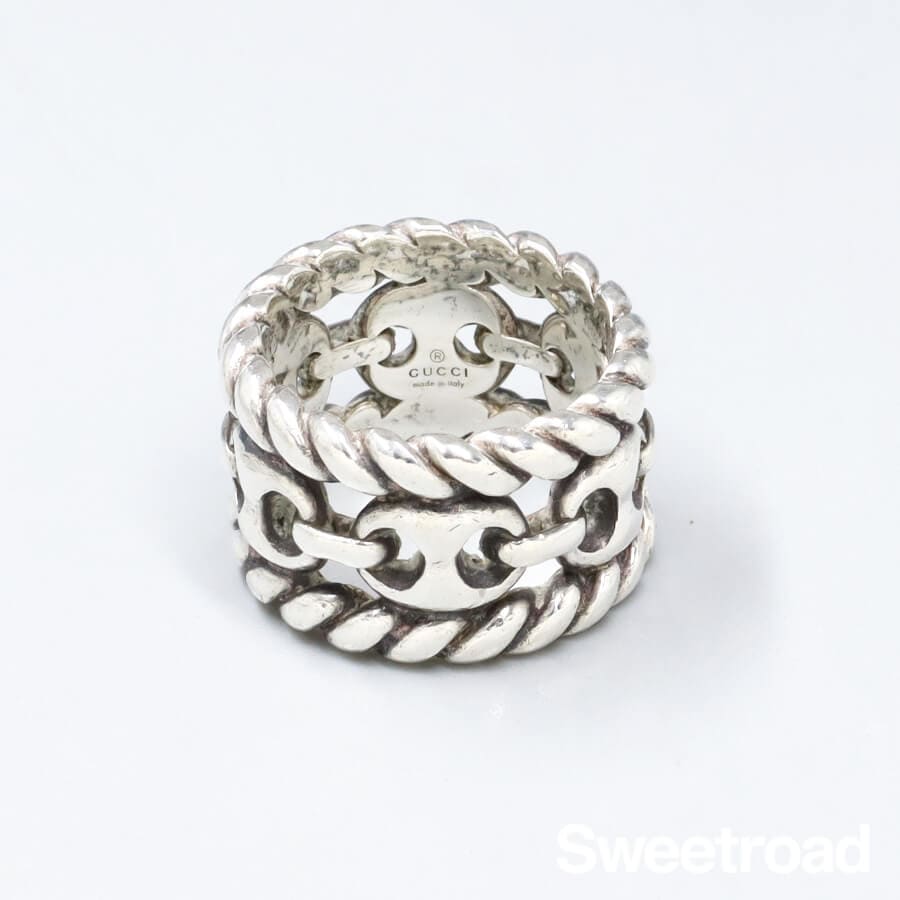 グッチ アンカーチェーンリング トムフォード期 ヴィンテージ w-29129