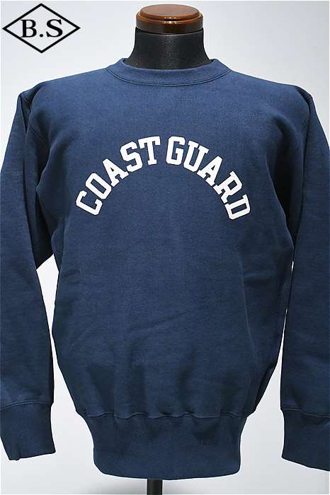 リアルマッコイズ USNロゴ ネイビー クルーネック スウェット リアル