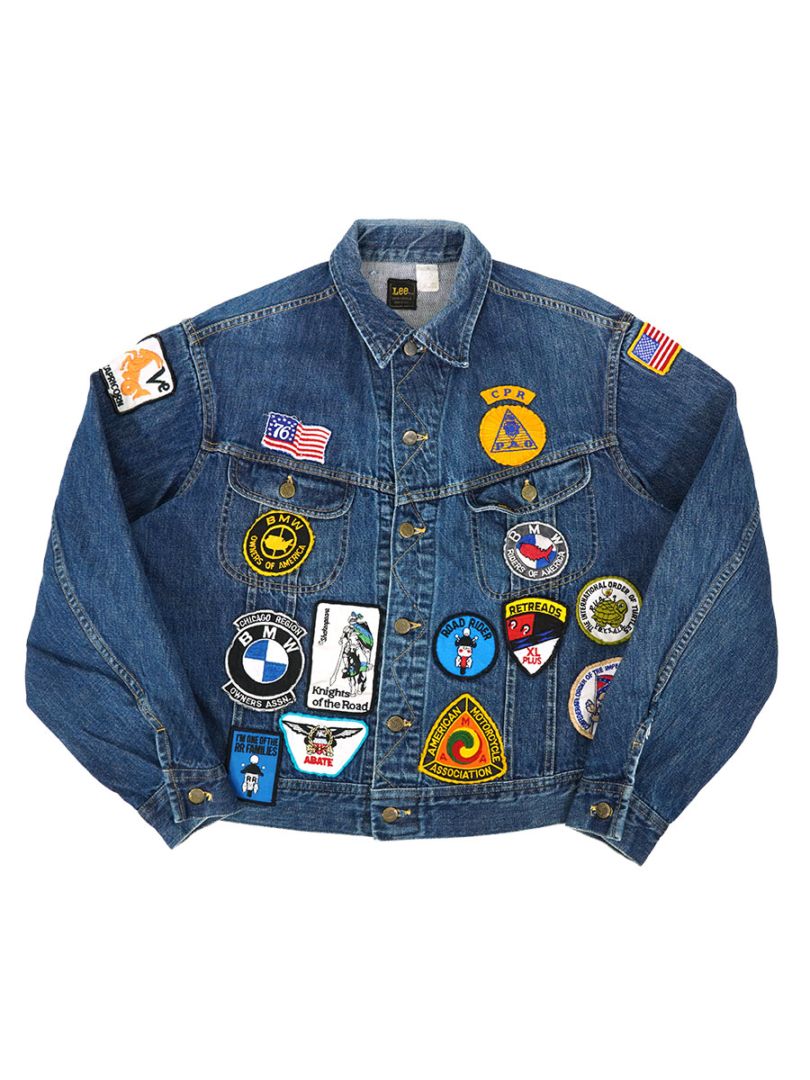 70's～ Lee 200 デニムジャケット 実寸(46位) ワッペンカスタム
