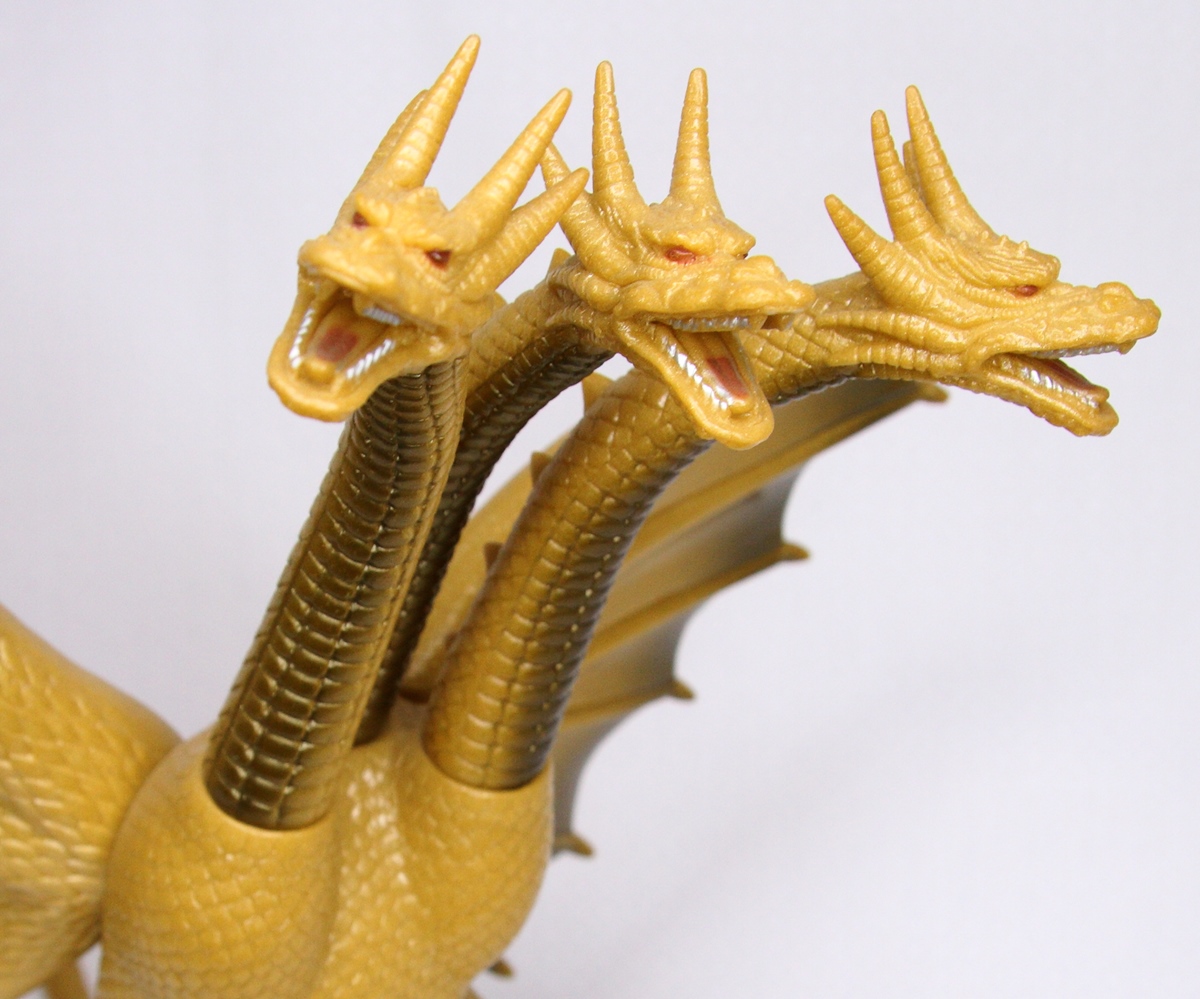 懐かしの】1991年製 バンダイ 東宝怪獣 キングギドラ レトロソフビ