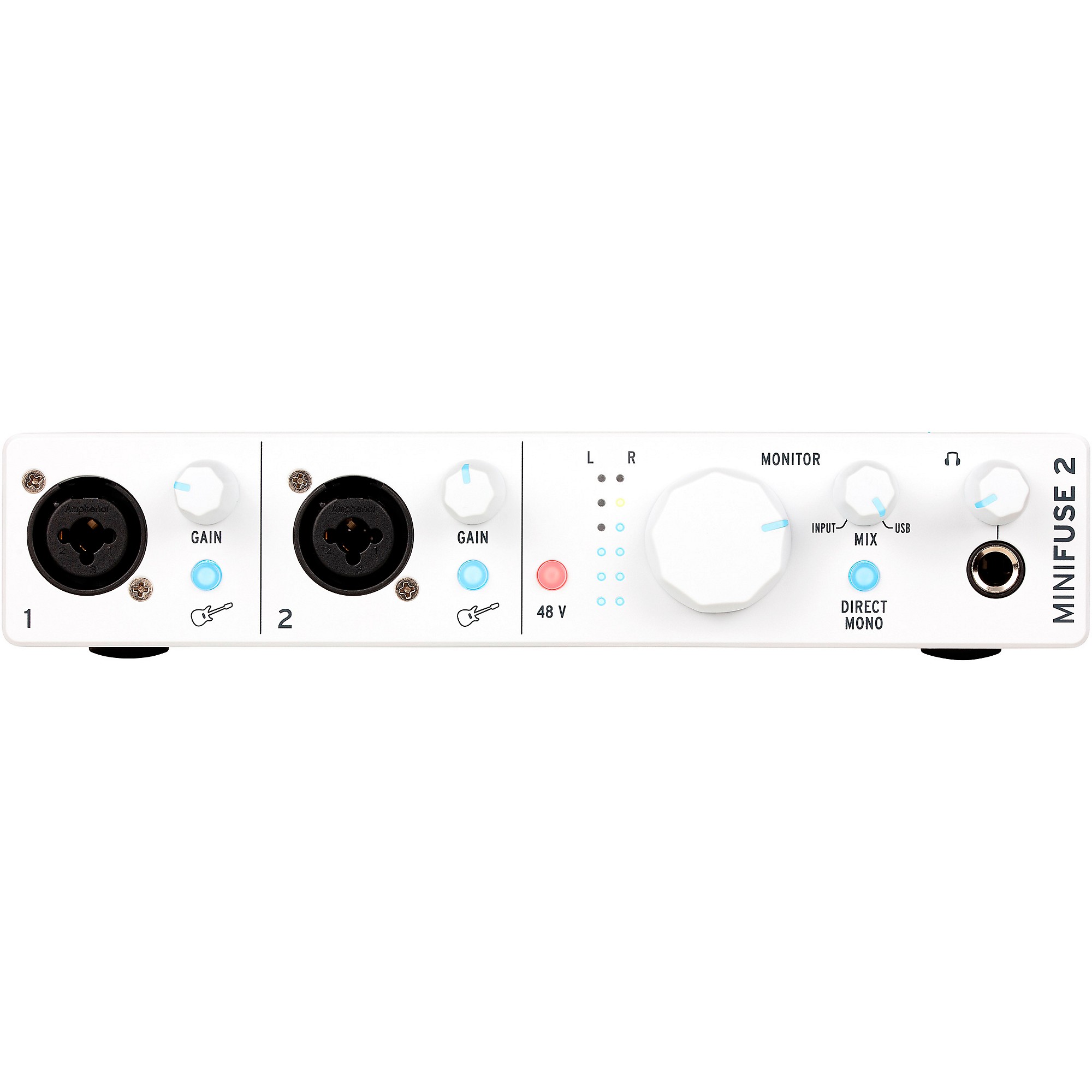 Arturia MiniFuse 2 USB Audio Interface, White | Guitar Center