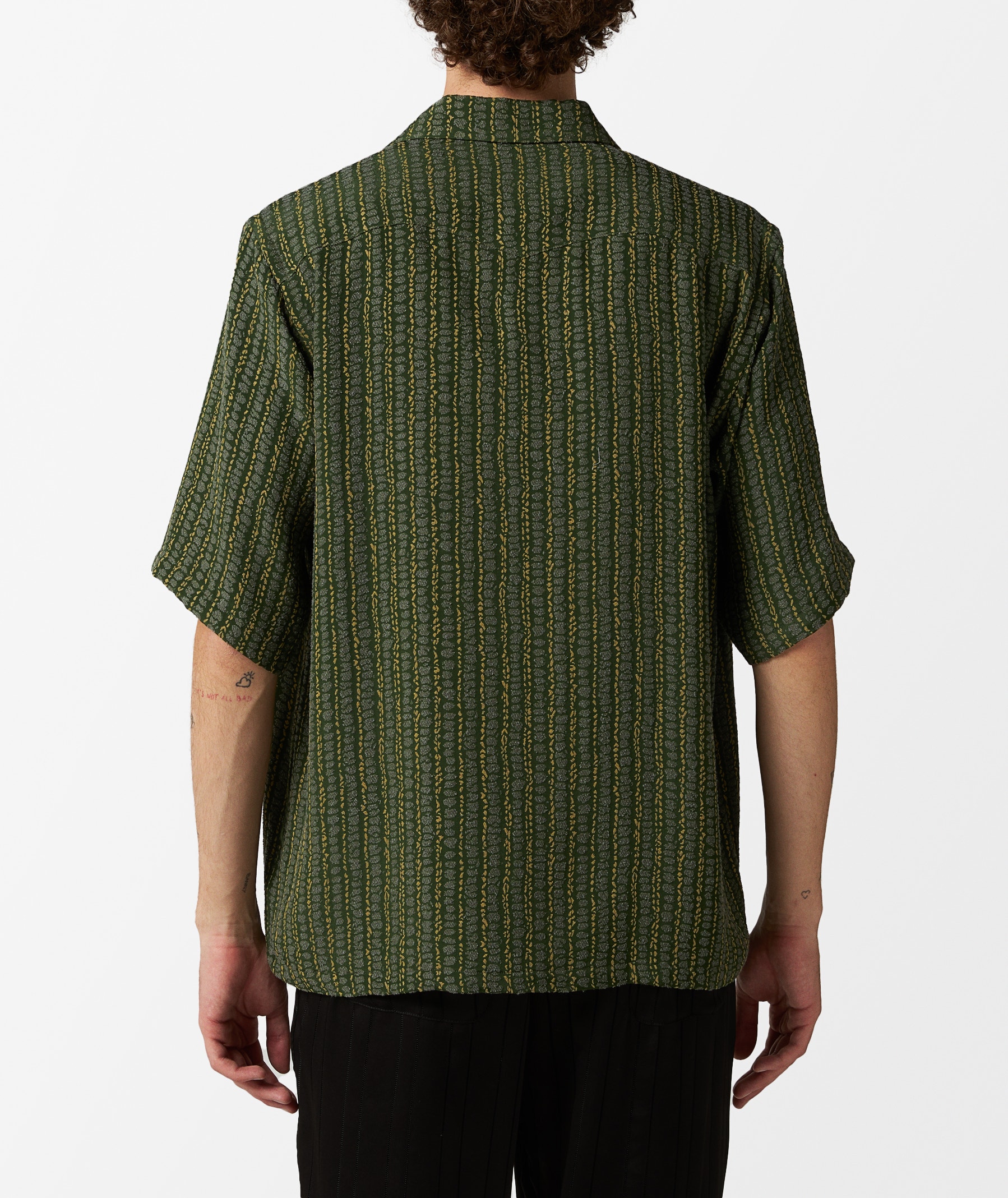 Needles Cowboy One-Up Shirt in Green | SVD USA