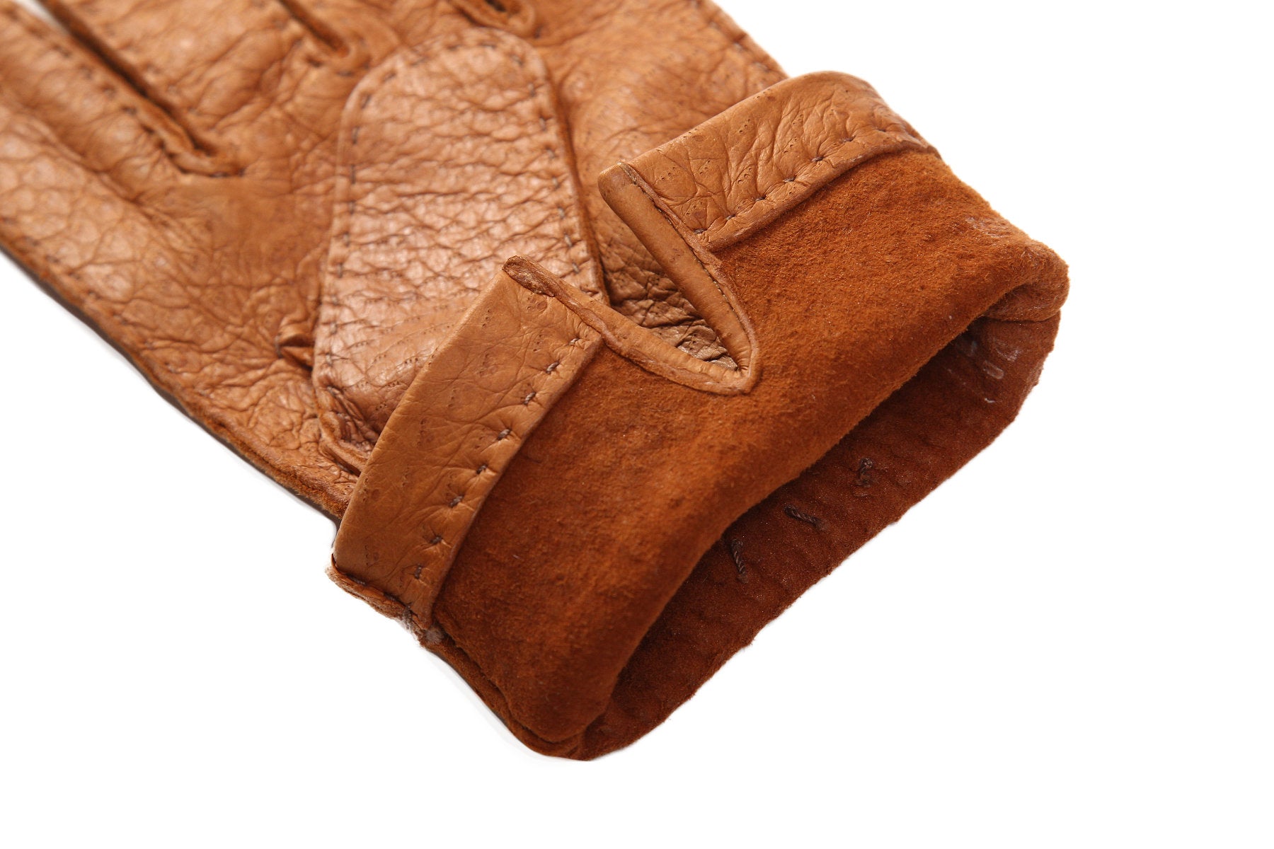 メンズ手袋◇ペッカリー◇コルク/CORK《ノーライニング》 – Merola