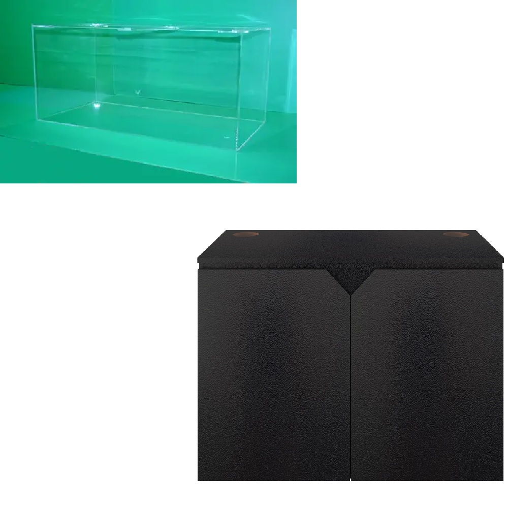 ステージア ウッドキャビ 1200 アクリル水槽 セット キャビネット