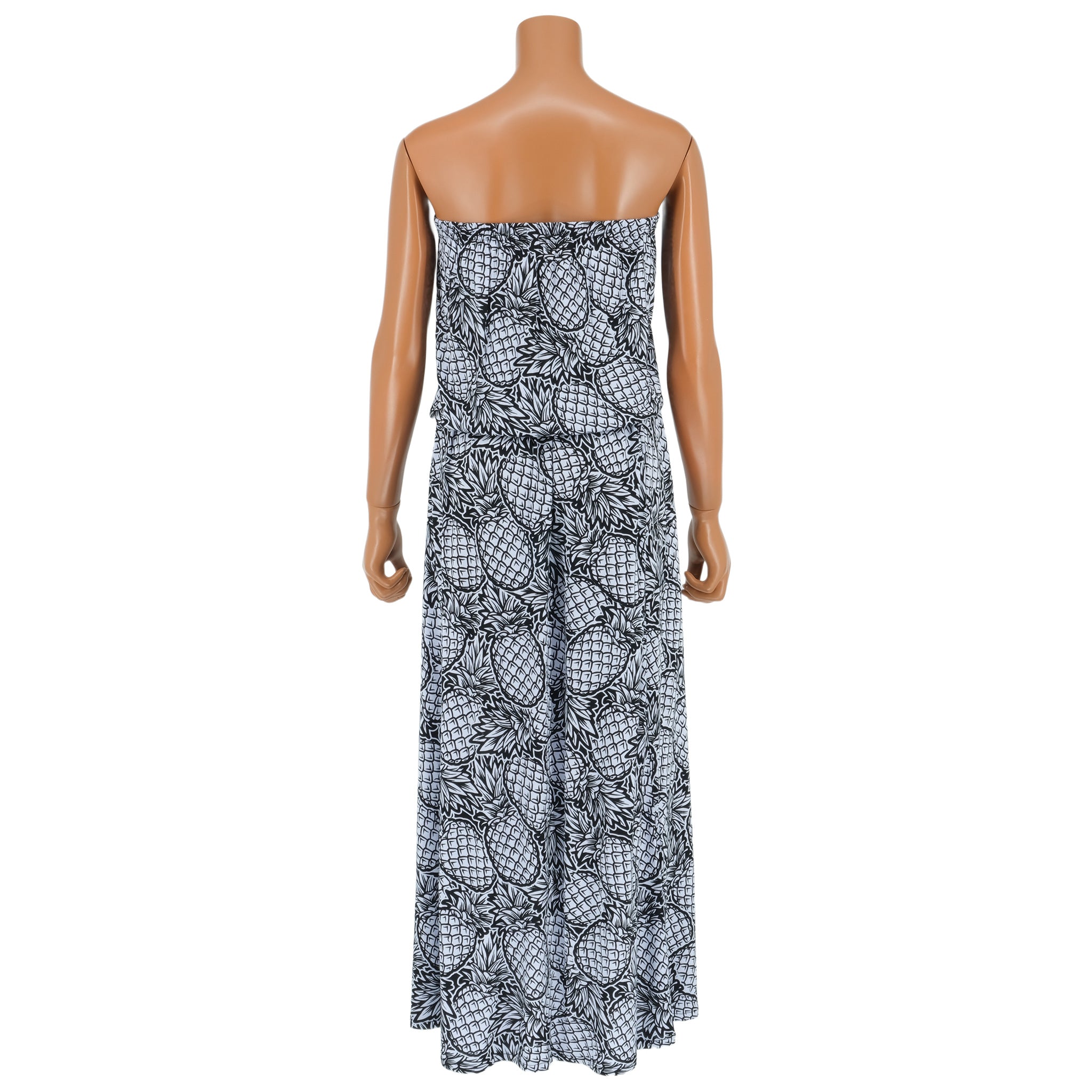 ナニプア ブラウジングベアトップワンピース パイナップル