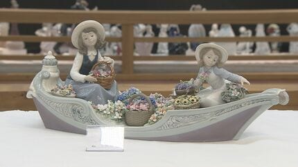 スペインの磁器「リヤドロ」600点を展示販売 掛け軸展も同時開催 福島