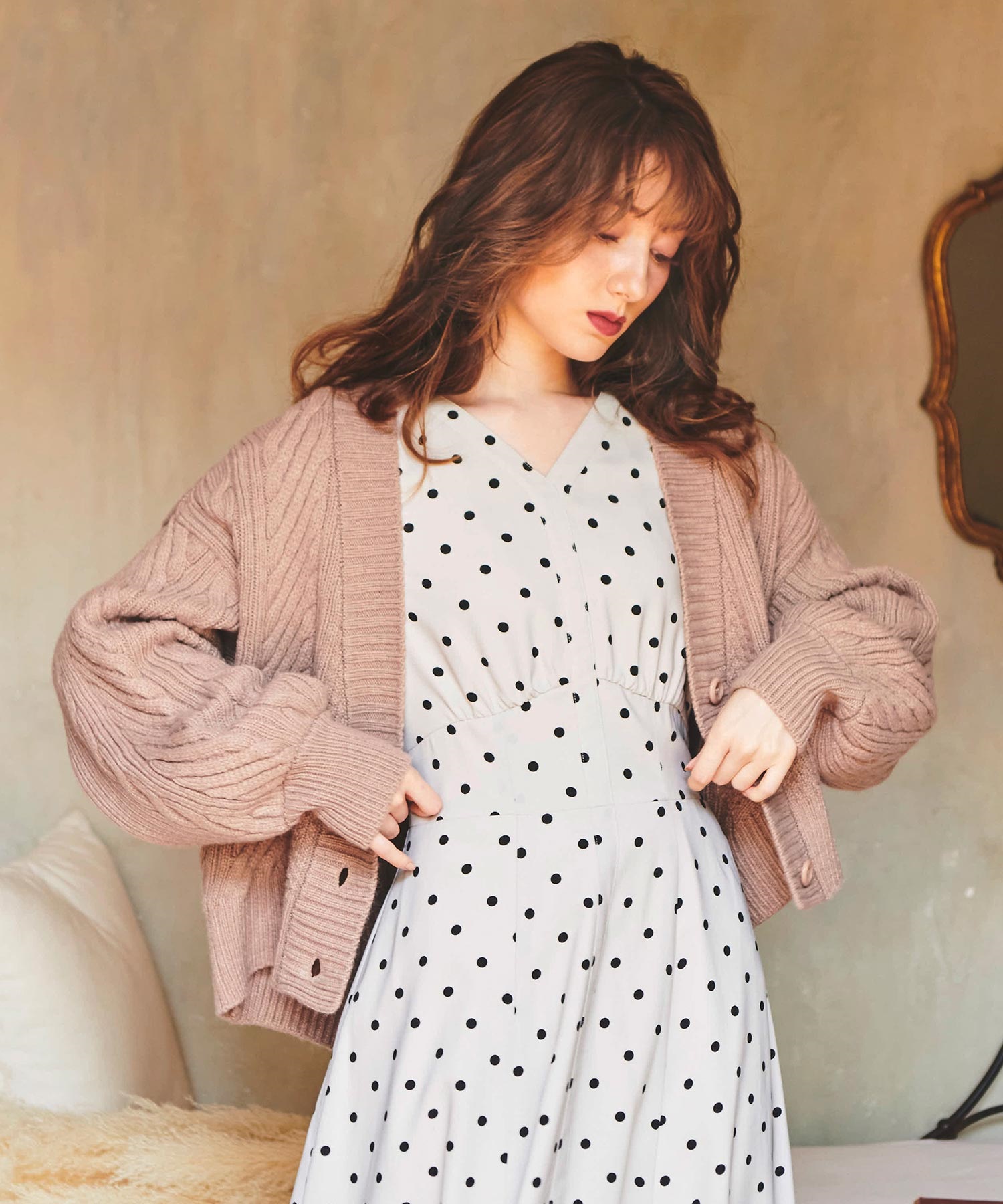 ケーブル編みカーデ | カーディガン | NOELA OFFICIAL WEB STORE