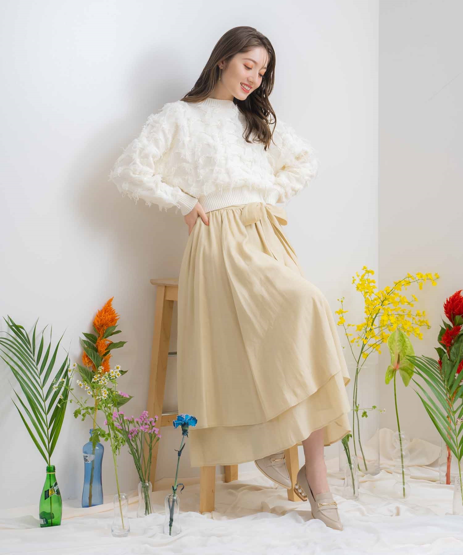 ラップボリュームスカート | フレアスカート | NOELA OFFICIAL WEB STORE