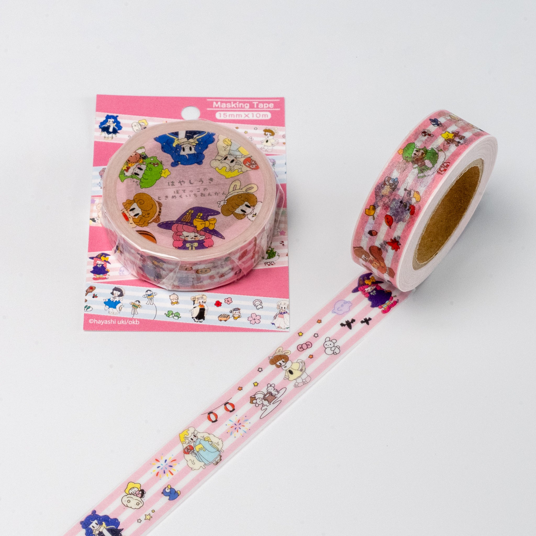 ぽてっこのときめくいちねんかん マスキングテープ【全3種】 – okbase