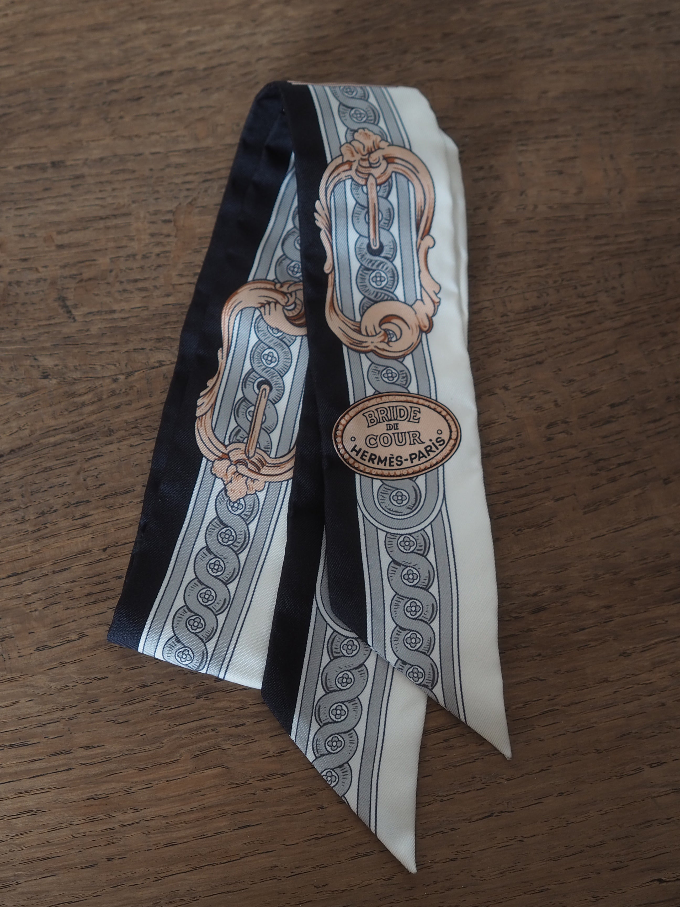 HERMES エルメス ツイリー スカーフ Bride de Cour ブリッド・ドゥ