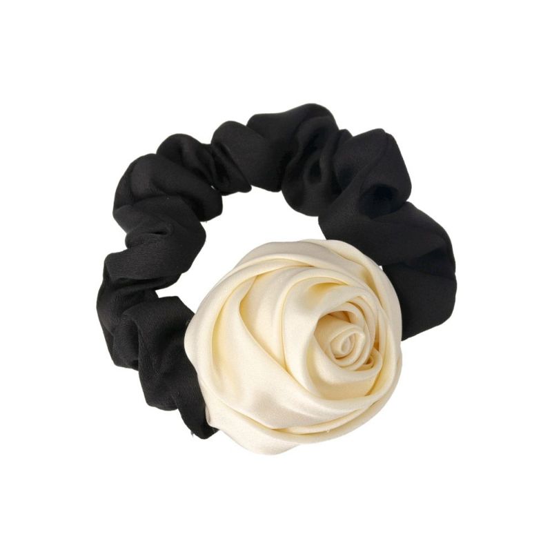 シュシュ ビッグ ローズ 巻きバラ 薔薇 ヘアゴム ヘアポニー – OSEWAYA
