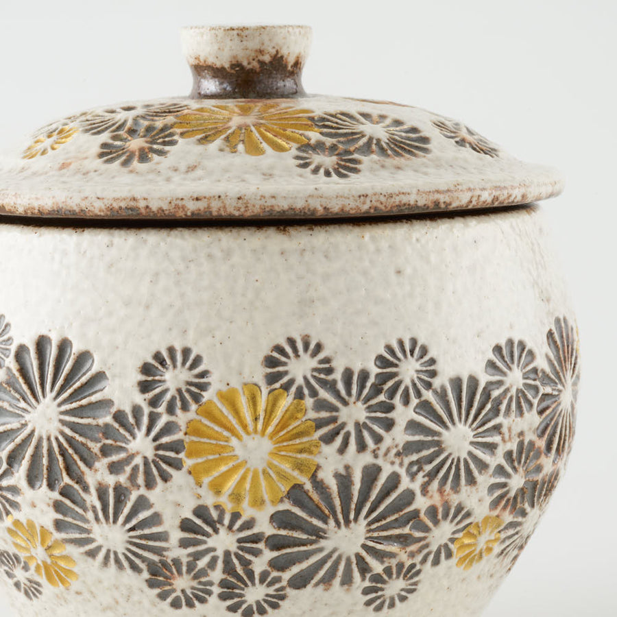 作家 綿島 康浩 白三島手蓋物 ¥5,500 大人の焼き物